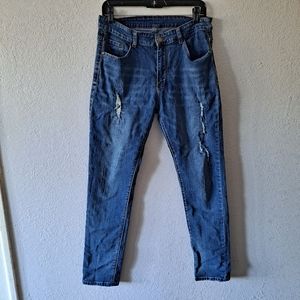 Shein Dark Blue Jeans